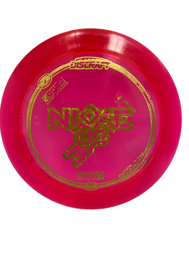 Used Discraft Z NUKE Disc Golf Driver Red 176g 11692-S000140061