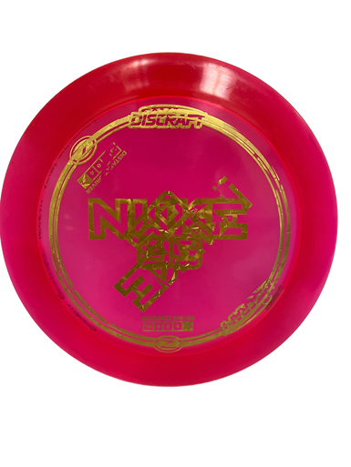Used Discraft Z NUKE Disc Golf Driver Red 176g 11692-S000140061