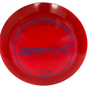 Used Discraft Z CRANK Disc Golf Driver Red 173g 11692-S000140065