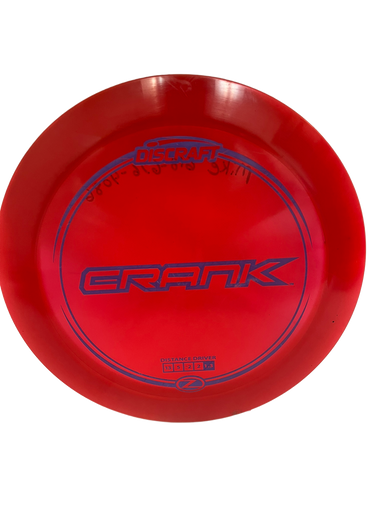 Used Discraft Z CRANK Disc Golf Driver Red 173g 11692-S000140065