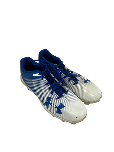 Used Under Armour LEADOFF BB/SB Cleats Royal Blue And White Junior 05.5 11692-S000140086