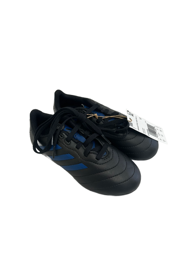 Used Adidas GOLETTO Soccer Cleats Black And Navy Blue Youth 12.0 11692-S000140100