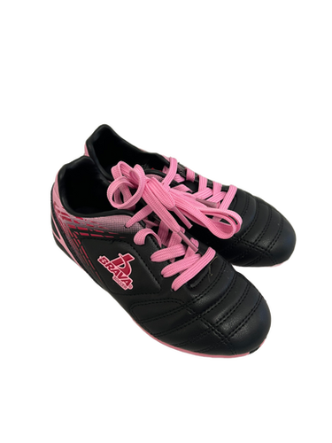 Used Brava SOCCER Soccer Cleats Black And Pink Youth 12.0 11692-S000140113