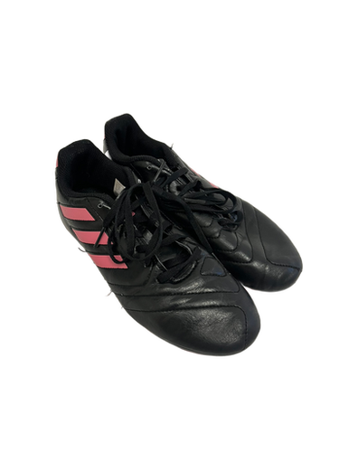 Used Adidas GOLETTO Soccer Cleats Black And Pink Senior 5 11692-S000140111