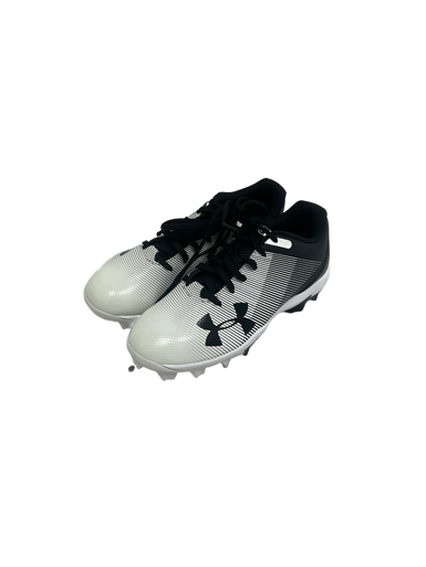Used Under Armour LEADOFF LOW RM BB/SB Cleats Black And White Junior 01.5 11692-S000140162