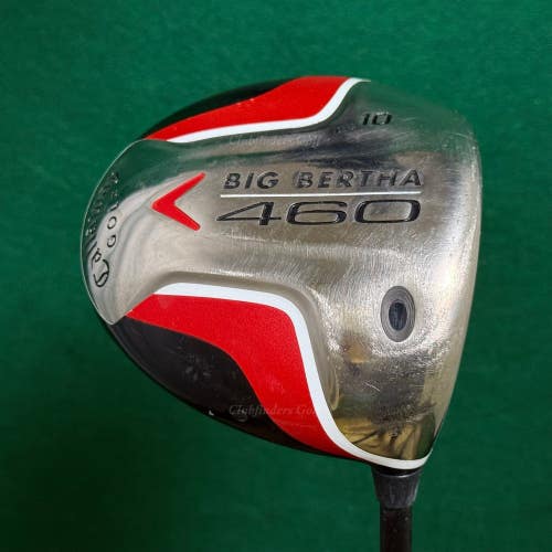 Callaway Big Bertha 460 10 Driver Aldila NVS 55-R Graphite Regular *DENT*