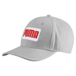 Puma Greenskeeper II Cap Hat (Quarry/High Risk Red, Adjustable) NEW