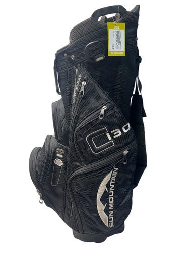 Used Sun Mtn C130 Mens Stand Bag Black 11835-S000197635