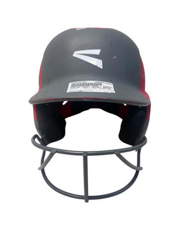 Used Easton GHOST HELMET MATTE Batting Helmet w/Mask Grey And Red XS/S 11835-S000197392