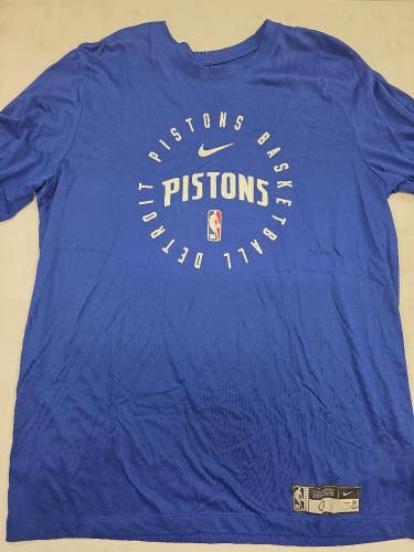 Detroit Pistons Player Issued 2024/25 Basketball Season Warm Up Shirt S/S w/COA