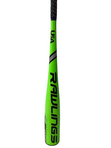 Used Rawlings US9T12 BB/SB USA 2 5/8 Bat Navy Blue And Lime 29" 11835-S000197538