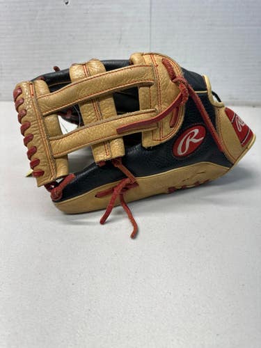Used Rawlings SPL120BH BB/SB Glove LH Throw Black And Tan 12" 11835-S000196582
