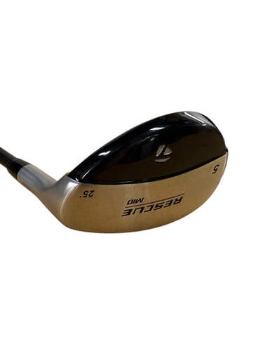 Used Taylormade RESCUE MID Mens Hybrid Club RH Black 5 Hybrid 11835-S000197103