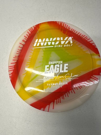 New Innova CHAMPION TYE DYE EAGLE CLIMO 12X Disc Golf Driver Red 173g 11835-S000196248