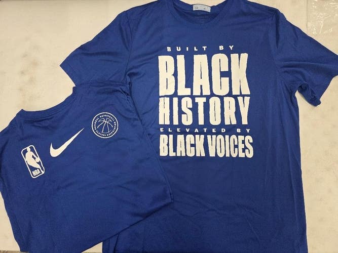 Detroit Pistons Player Issued 2024/25 Black History Voices BLM S/S Warm Up Shirt