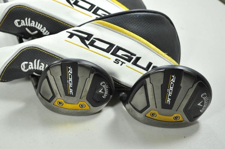 Callaway Rogue ST MAX D 3 and 5 Fairway Wood Set Senior Flex RH Graphite #200703