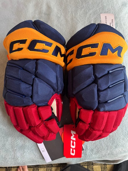 CCM JETSPEED PRO STOCK GLOVES DEVILS REVERSE RETRO 13”