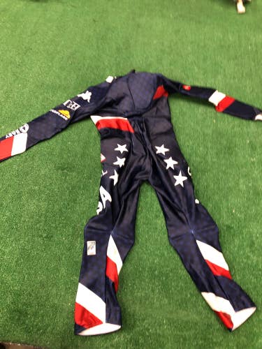 Kappa Us Ski Team Large New Speed Suit Fis Legal