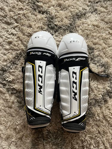 Senior CCM Tacks pro 16" Shin Pads (New)