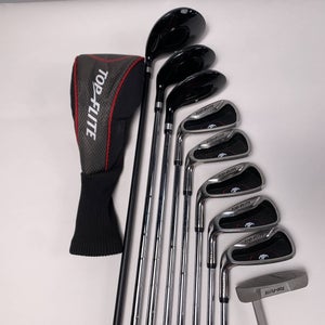 Top Flite TF Club Set 3W 4-5H 6-PW Regular Steel Mens RH