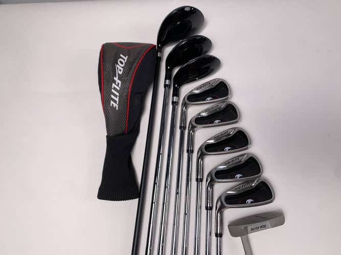 Top Flite TF Club Set 3W 4-5H 6-PW Regular Steel Mens RH