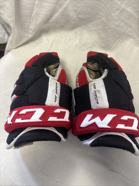 Junior Size 11 Inch CCM TACKS 4R PRO 2 Ice Hockey Player Gloves