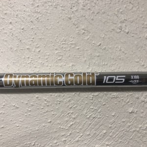 Dynamic Gold 105, VSS Pro X100 X-Stiff Flex Steel Iron Shaft .355, 35.25" 8-Iron