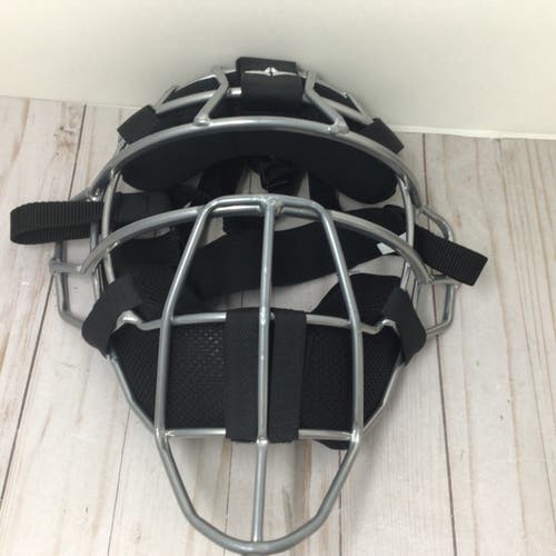 All Star Umpire Mask Adjustable Black Gray Face Protection Mask (Gently Used)