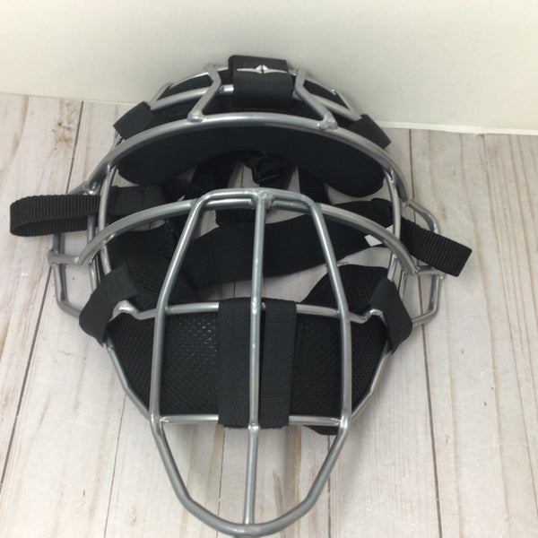 All Star Umpire Mask Adjustable Black Gray Face Protection Mask (Gently Used)
