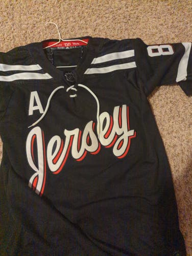Jack Hughes jersey Black Size 50 Men's Adidas Jersey (New)