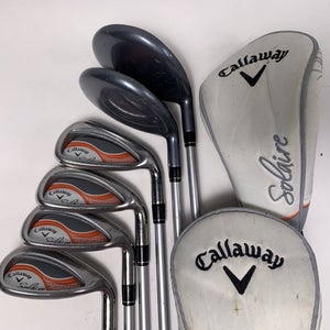 Callaway Solaire Wood Iron Set 5W 7W 8-PW+SW Solaire Ladies RH HC