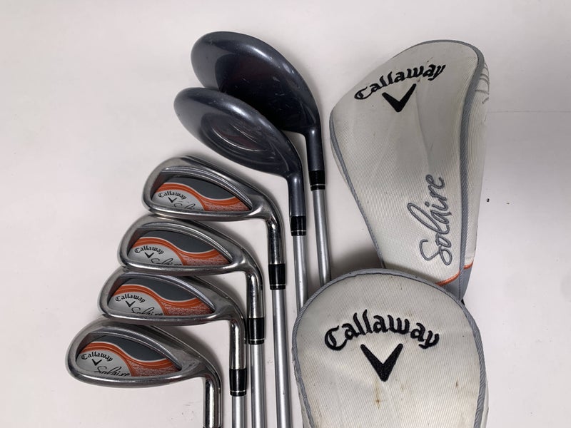 Callaway Solaire Wood Iron Set 5W 7W 8-PW+SW Solaire Ladies RH HC