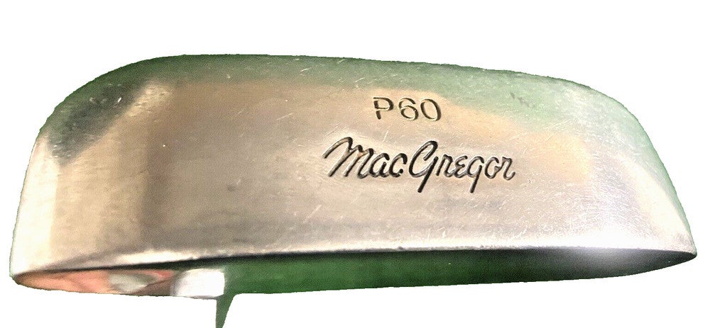 MacGregor P60 Blade Putter Fluted RH Steel Shaft 35" Vintage Factory Grip