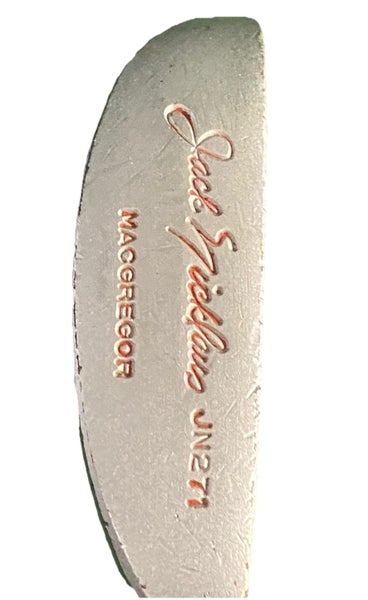 Jack Nicklaus MacGregor JN271 Napa Blade Putter Steel 35" RH Leather Grip Nice