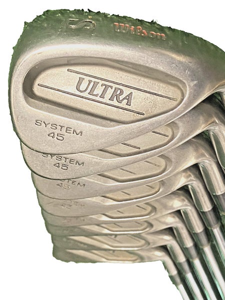 Wilson Ultra System 45 Iron Set 4-PW,SW Firestick 3.5 Regular Steel 5i 38" RH