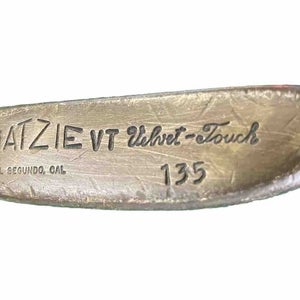 Matzie Velvet Touch 135 VT Brass Putter El Segundo Cal RH Steel 34.5" With Label