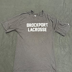 Lacrosse- SUNY Brockport Men's Black and Gray Shirts (Used)