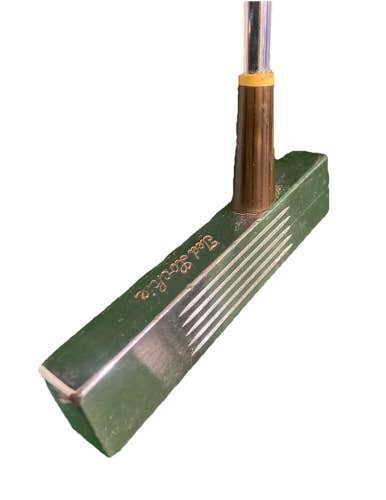 Ted Lockie Engraved Two-Way Vintage Putter Steel 33.5" RH LH Iowa Golf Assoc HOF