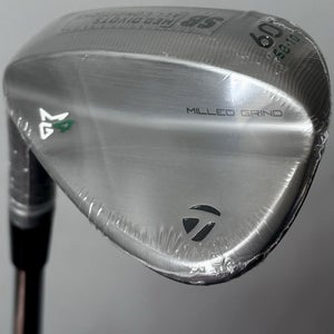 TaylorMade Milled Grind MG4 Lob LW Wedge 60-10* Steel DG Tour Issue LH NEW