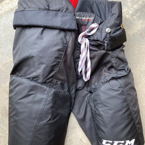 Black Senior XL CCM JetSpeed FT370 Hockey Pants (Used)