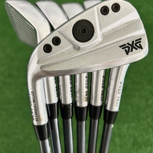 LH PXG 0311 P GEN4 Forged Iron Set 5-W / Recoil F4 75 Stiff Graphite