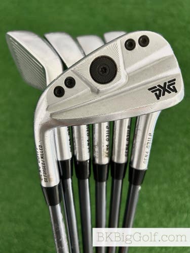 LH PXG 0311 P GEN4 Forged Iron Set 5-W / Recoil F4 75 Stiff Graphite