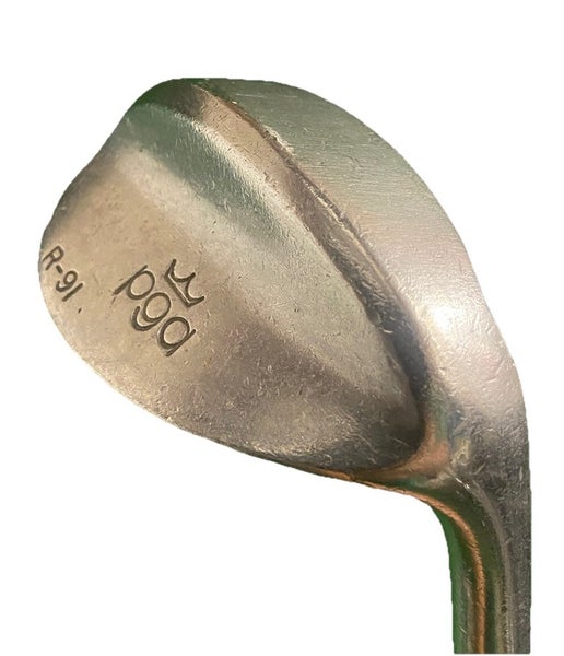 PGA R-91 Long Neck Sand Wedge 56* Stiff Steel 8 Steps 34.5" RH Nice Wrap Grip
