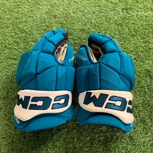 Blue Senior CCM Jetspeed Gloves 14" (Used)