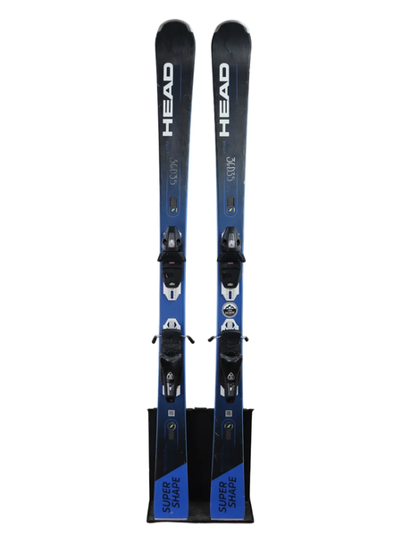 Used 2022 Head e-Titan SuperShape Skis (163cm) w/ Protector PR 11 Bindings