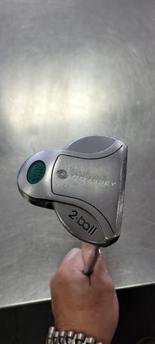 Used Odyssey WHITE STEEL 2 BALL Mens Putter RH 11497-S000151371