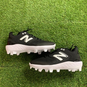 Black Men's Size 9.5 Adult New Balance 3000v6 Footwear Molded Cleats (New)