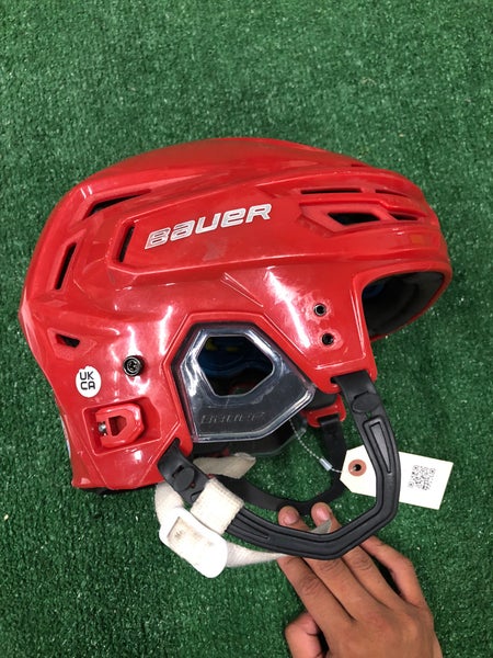 Red Large Bauer Re-Akt 150 Helmet (Used)