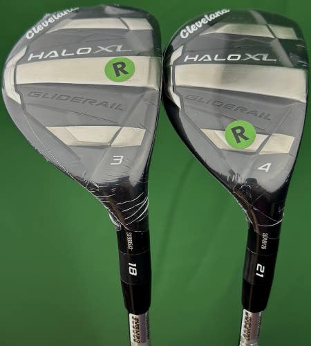 Cleveland Halo XL Hybrid Set 3H-18*, 4H-21* Regular Flex Tensei AV Blue NEW