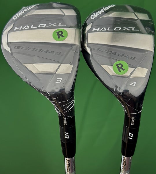 Cleveland Halo XL Hybrid Set 3H-18*, 4H-21* Regular Flex Tensei AV Blue NEW
